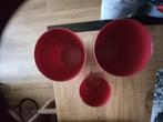 Bloempotten van Elho.. Fuchsia kleur., Ophalen, Kunststof, Gebruikt, Rond