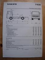 Volvo F408 4x2 Technische Specificatie folder 1982 – F4, Volvo, Zo goed als nieuw, Volvo, Ophalen