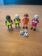 Playmobil voetballers en scheidsrechters, Ophalen of Verzenden, Zo goed als nieuw