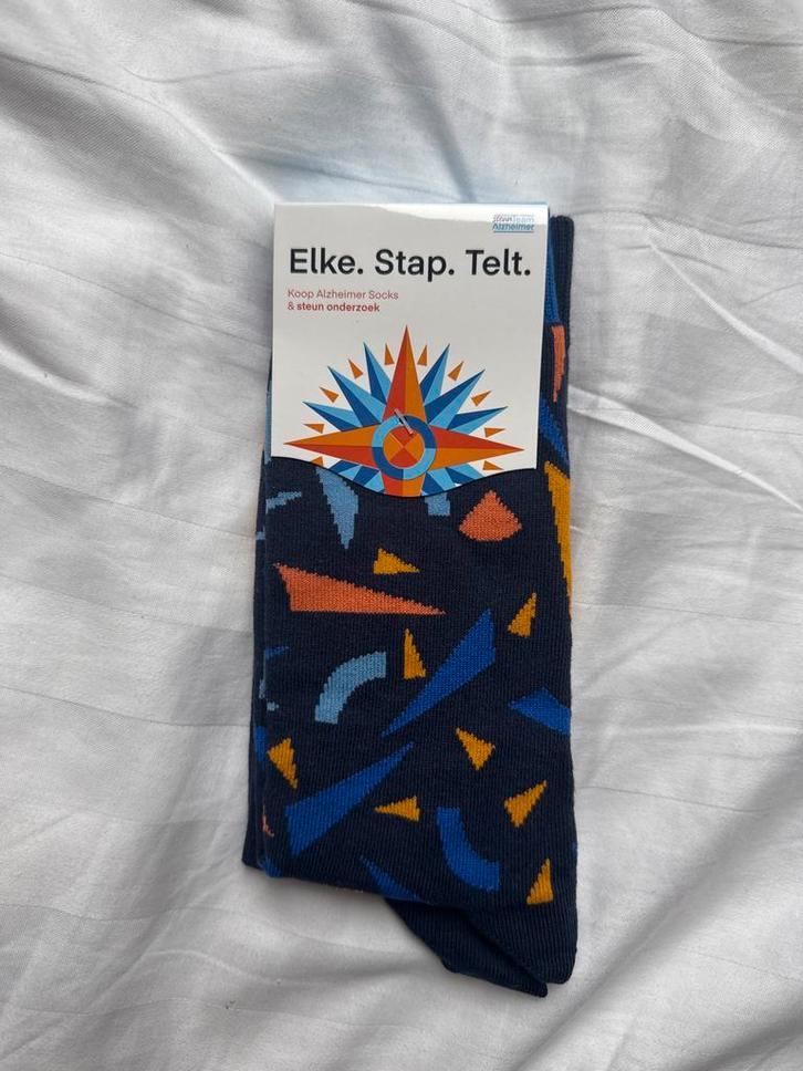 Alzheimer Socks - Nieuw in verpakking, Kleding | Heren, Sokken en Kousen, Nieuw, Maat 39 t/m 42, Overige kleuren, Ophalen of Verzenden