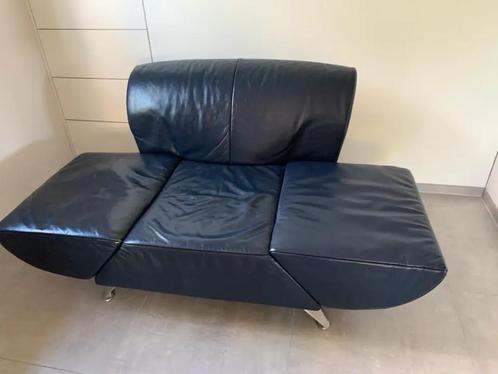 2 Design Fauteuils merk Jori jaren 90, Huis en Inrichting, Fauteuils, Gebruikt, Leer, Metaal, 100 tot 125 cm, 75 tot 100 cm, Ophalen