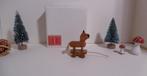 Oud houten paard speelgoed miniatuur paardje pop poppenhuis, Verzamelen, Verzenden, Poppenhuis