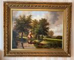 Groot landschap van Cees Hasman, olie op doek, Antiek en Kunst, Ophalen