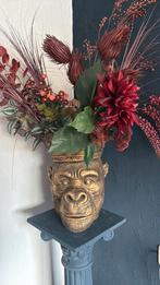 Grote apenkop, te gebruiken als vaas, Huis en Inrichting, Ophalen, Overige materialen, Overige kleuren, 50 tot 75 cm