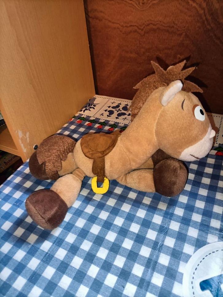 Toy Story Bullebeest paard knuffel 19 cm lang, Kinderen en Baby's, Speelgoed | Knuffels en Pluche, Ophalen of Verzenden