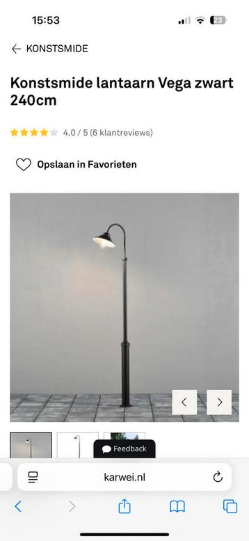 Niewe lantaren beschikbaar voor biedingen