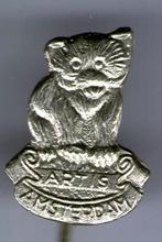 Artis Amsterdam zilverkleur beertje speldje ( N_006a ), Verzamelen, Speldjes, Pins en Buttons, Verzenden, Zo goed als nieuw, Dier of Natuur