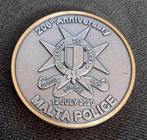 Coin waterpolitie Malta, Ophalen of Verzenden, Landmacht, Nederland, Embleem of Badge