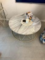 Mooi salontafel rond  90/90, Huis en Inrichting, Tafels | Salontafels, Rond, Zo goed als nieuw, Minder dan 50 cm, 50 tot 100 cm