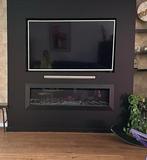 Elektrische sfeerhaard inbouw, Huis en Inrichting, Haarden, Ophalen, Zo goed als nieuw, Inbouwhaard, Elektrische haard