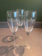 3 Moët & Chandon Champagneglazen, Glas of Glazen, Ophalen of Verzenden, Effen, Glas