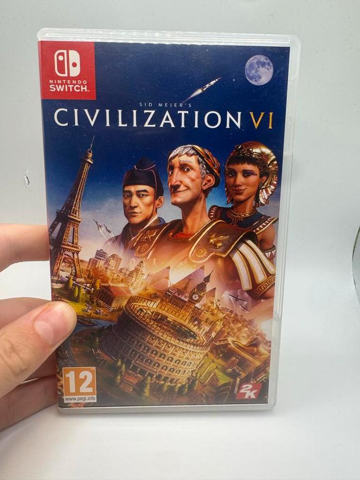Civilization VI - Nintendo Switch, Spelcomputers en Games, Games | Nintendo Switch, Zo goed als nieuw, Strategie en Constructie