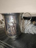 Zwaar Verzilverde Disney en Avro Geboortebekers, Antiek en Kunst, Antiek | Goud en Zilver, Ophalen of Verzenden, Zilver