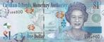 Cayman Islands 1 Dollar 2014 Unc pn 38e, Ophalen of Verzenden, Zuid-Amerika, Los biljet