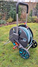 Gardena slangenhaspel 50m - Nieuwstaat, mist beugel, Tuin en Terras, Ophalen, Zo goed als nieuw, Tuinslanghaspel