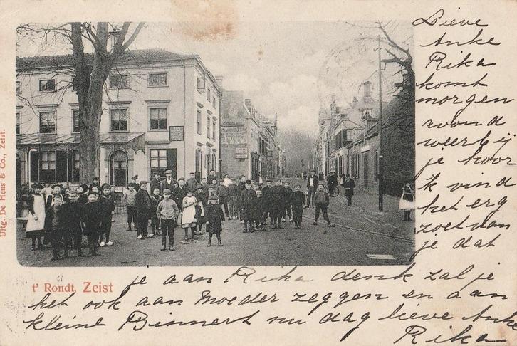 Zeist - 309 - twa : 't Rond, Verzamelen, Ansichtkaarten | Nederland, Utrecht, Voor 1920, Verzenden