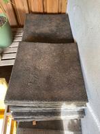 22 rubbertegels 50x50 cm, Doe-het-zelf en Verbouw, Tegels, Ophalen, Gebruikt, 40 tot 60 cm, 5 tot 10 m²