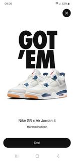 Jordan 4 navy us12, Kleding | Heren, Schoenen, Ophalen of Verzenden, Nieuw, Blauw