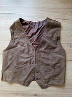 Leren Gilet - Maat 50 - Feestelijk, Kleding | Heren, Ophalen of Verzenden, Zo goed als nieuw, Maat 48/50 (M), Onbekend