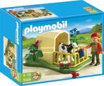 Playmobil 5124 Boerin met Kalf - Zo Goed Als Nieuw, Ophalen of Verzenden, Zo goed als nieuw, Los playmobil