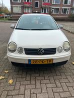 Volkswagen Polo 1.4 55KW 2004 Wit MOET WEG!, Auto's, Voorwielaandrijving, 74 pk, Zwart, Wit