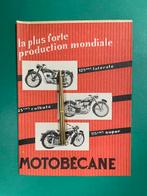 Motobécane Motorcycle Advertentie 1953 FRA (Origineel), Ophalen of Verzenden, 1940 tot 1960, Buitenland, Knipsel(s)