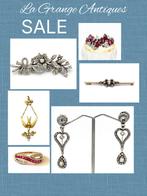 Sale bij La Grange Antiques; antieke sieraden, goud diamant., Sieraden, Tassen en Uiterlijk, Antieke sieraden, Ophalen of Verzenden