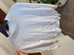 Witte top met pareltjes, maat M, Maat 38/40 (M), H&M, Wit, Ophalen of Verzenden