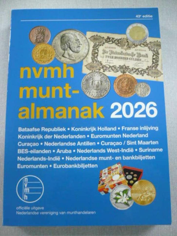 De NVMH munt almanak 2026 is leverbaar uitgiftprijs 29,95, Postzegels en Munten, Munten en Bankbiljetten | Toebehoren, Boek of Naslagwerk