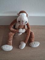 Knuffel aap klittenband hand buik L112, Ophalen of Verzenden, Zo goed als nieuw, Overige typen