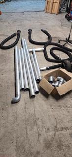 Werkplaats uitlaat gas afzuiging systeem motor brommer auto, Ophalen