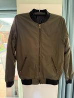 Jongens/heren jas, maat S, model bomber, Kleding | Heren, Ophalen of Verzenden, Zo goed als nieuw, Groen