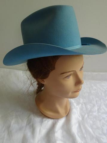 Western hoed American Hat Co Texas hoed lichtblauw