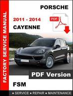 Porsche Cayenne 2010-2016 92A workshop manual op DVD in PDF, Verzenden