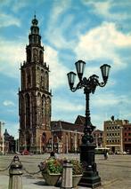 Groningen, Martinitoren - volk auto bus - 1965 gelopen, Ophalen of Verzenden, Voor 1920, Gelopen, Groningen
