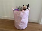 Opbergmand zachtroze H&M Home - met knuffels, Ophalen of Verzenden, Zo goed als nieuw, Overige typen