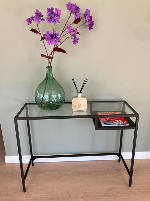 Sidetable, haltafel, bureau, Huis en Inrichting, Tafels | Sidetables, Zo goed als nieuw, 25 tot 50 cm, Rechthoekig, Metaal, Verzenden
