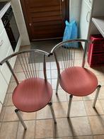 Te koop twee vitage keukenstoelen, Ophalen of Verzenden