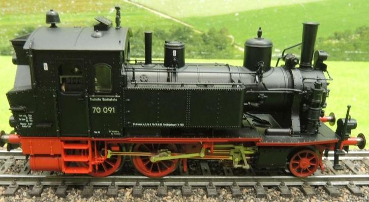 Fleischmann stoomlokomotief BR 70 091 DB digitaal voorbereid, Hobby en Vrije tijd, Modeltreinen | H0, Nieuw, Locomotief, Gelijkstroom