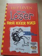 Het leven van een Loser: Drie keer niks, Ophalen of Verzenden, Zo goed als nieuw, Jeff Kinney, Fictie algemeen