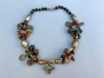 Vintage Berber Amazigh Ketting Boghdad Tagmoet Kralen, Ophalen of Verzenden, Zilver, Ketting