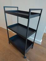 Bijzettafeltje op wieltjes, Huis en Inrichting, Tafels | Sidetables, Gebruikt, 50 tot 100 cm, Ophalen of Verzenden, 25 tot 50 cm