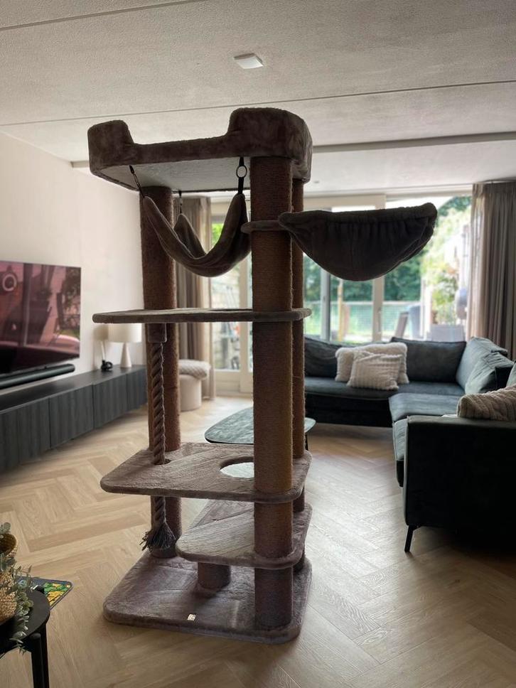 XXL Krabpaal Petrebels 😻 Panorama 188 🟤 kleur: cappuccino, Dieren en Toebehoren, Krabmeubelen, Zo goed als nieuw, Krabpaal, Ophalen