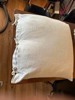 5 Ikea linnen pillows (case + pillow) - beige 50x50, Ophalen, Zo goed als nieuw, Beige, Vierkant
