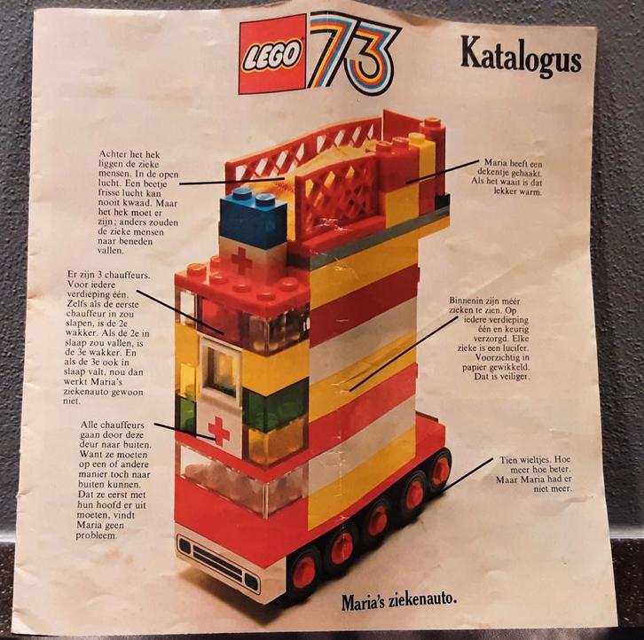 LEGO Catalogus 1973 - Zeldzaam!, Verzamelen, Speelgoed, Ophalen of Verzenden