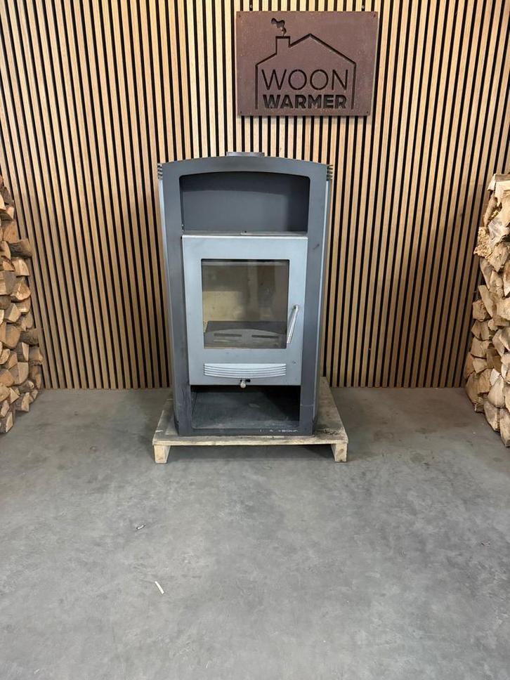 25169 Hout cv kachel Haas & Sohn 10,5 kw, Huis en Inrichting, Kachels, Gebruikt, Vrijstaand, Houtkachel, Hout, Ophalen