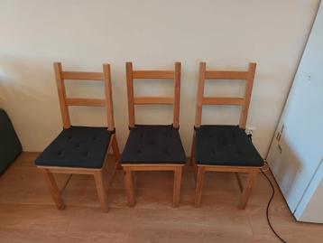 3 Ikea Ivar stoelen, overschilderbaar - afbeelding 5