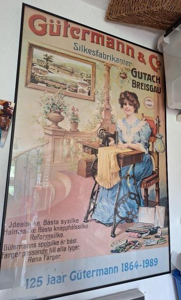 Poster Gütermann 125 jaar beschikbaar voor biedingen
