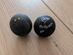 2 pro squash ballen Dunlop, Ophalen of Verzenden, Zo goed als nieuw