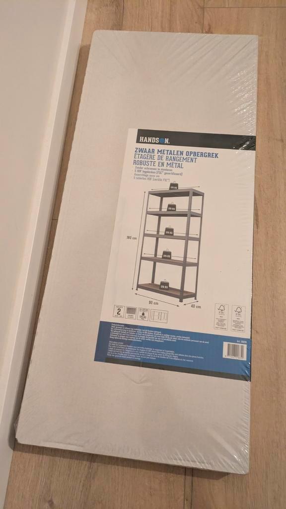 Handson Stellingkast - Zwaar Metaal - 180x90x40cm, Huis en Inrichting, Kasten | Stellingkasten, Nieuw, Ophalen
